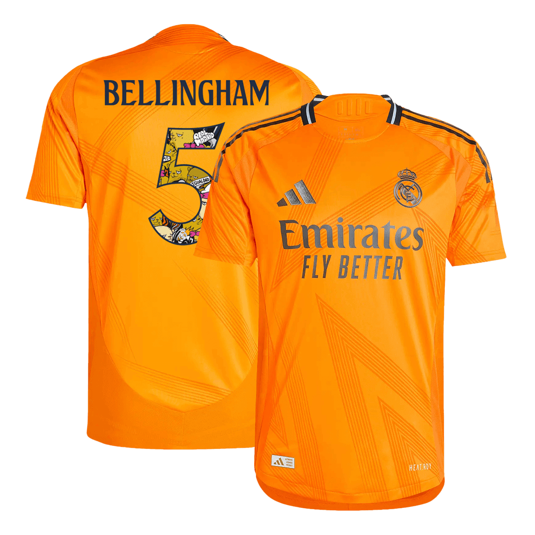 Player Version BELLINGHAM #5 Real Madrid Away Soccer Jersey 2024/25 -