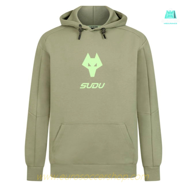 2025-2026 Wolves Players Travel Hoodie (Khaki)