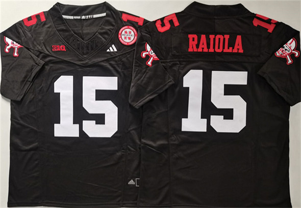 Men's None Black 2024 official licensed Dylan Raiola #15 college