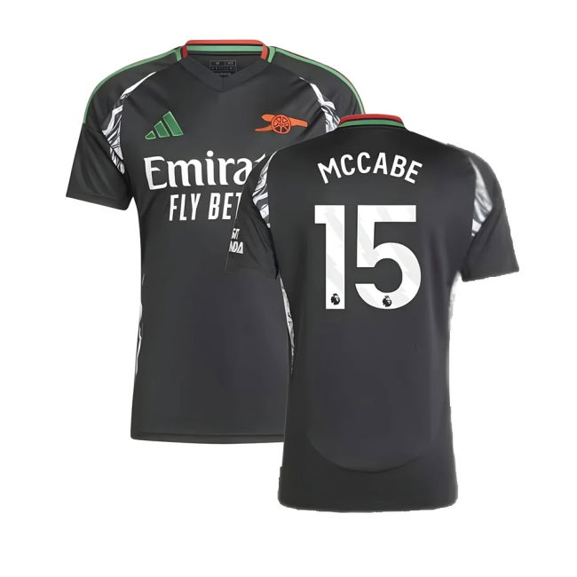 Arsenal Away Football Shirt 2024-20 Season McCabe 15 L M S