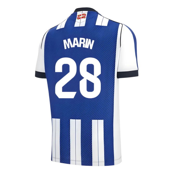 2025-2026 Real Sociedad Home (Marin 28) Premium Moisture Wicking