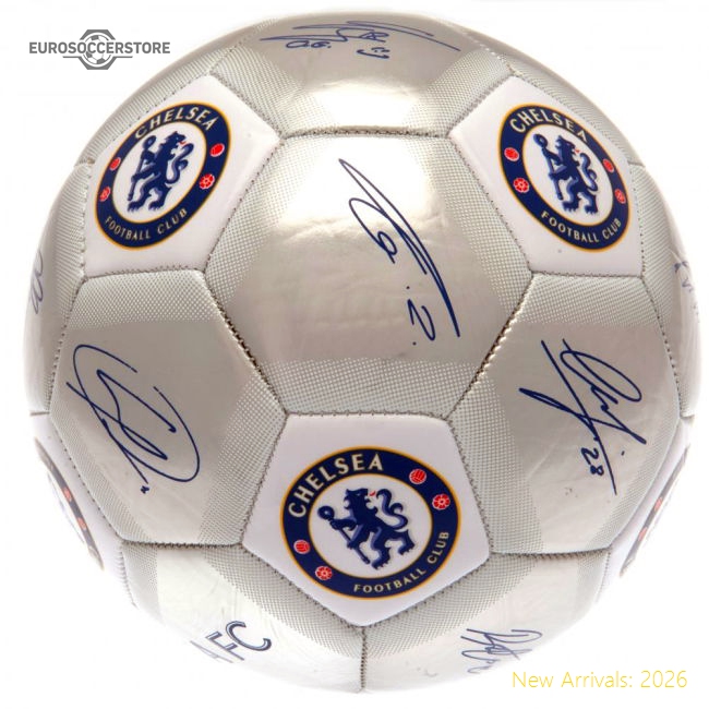 Chelsea FC Sig Silver Football