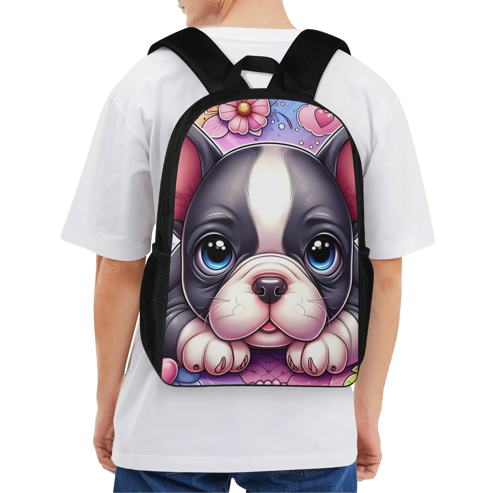 French Bulldog Coco 17 Inch Backpack Useful Frenchie Gear