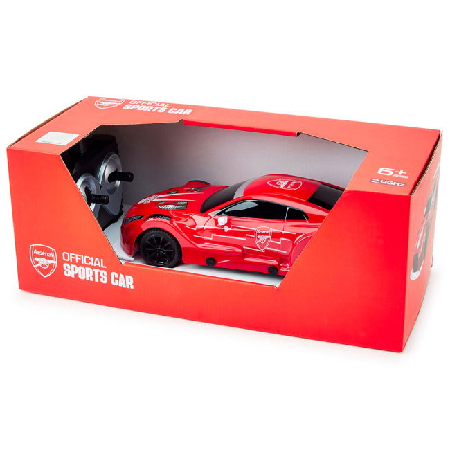Arsenal FC Radio Control Sportscar 1:24 Scale - official style