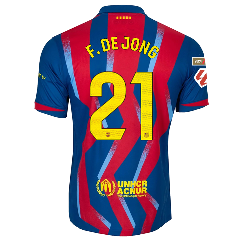 Barcelona Patches 2025-2026 La  Home Jersey – Authentic Shirt