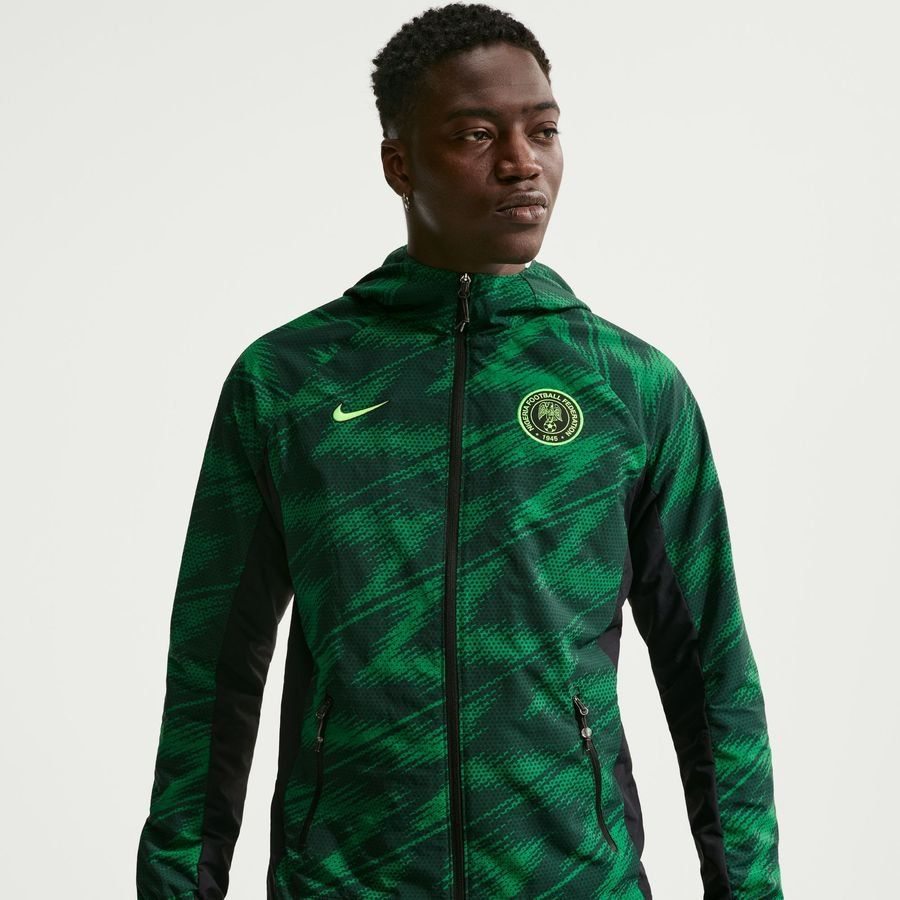 [EFKS] Nigeria Jacket Dri FIT AWF Woven Pine Green/Black/Electric Training Green