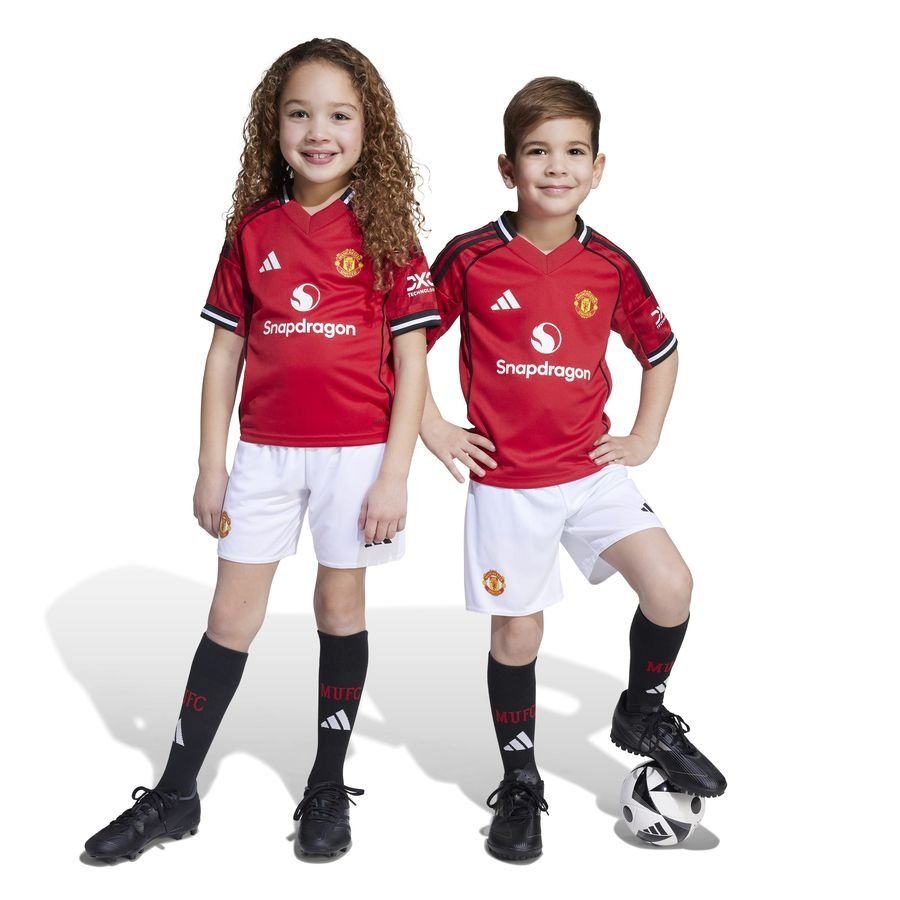 Manchester United Home Shirt 2025/26 Mini Kit Kids