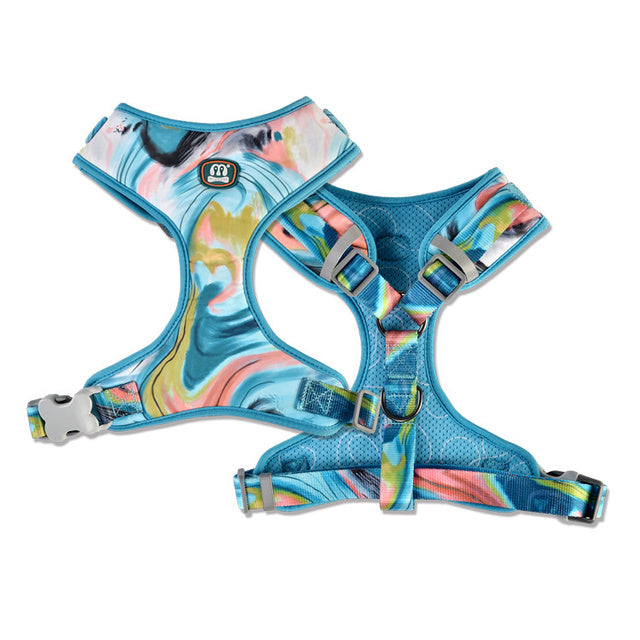 Reflective French Bulldog Harness (wk722) Summer Wear | Safe For Paws
