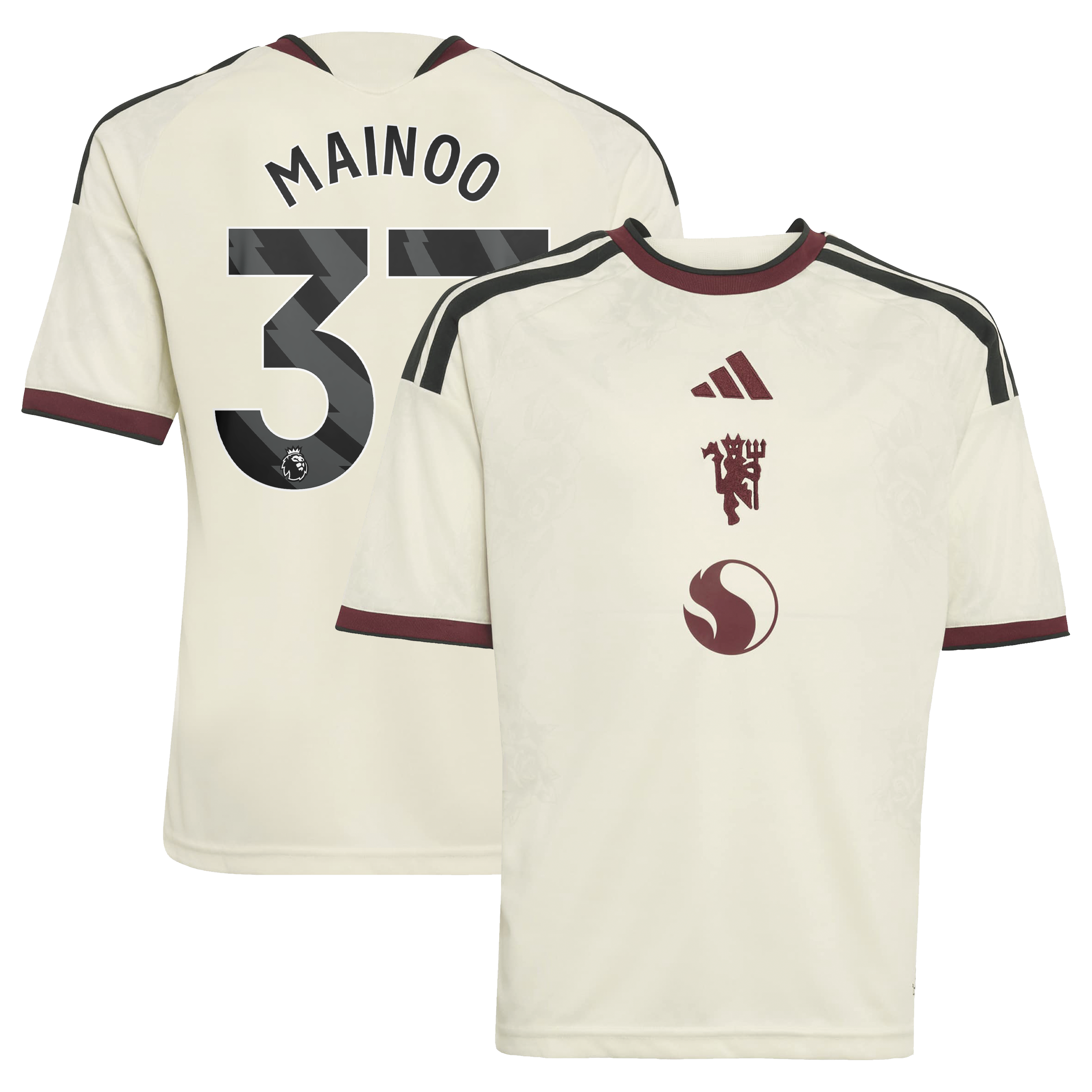 [JED] Kobbie Mainoo Manchester United Youth 2026/27 Third Replica Jersey - Cream