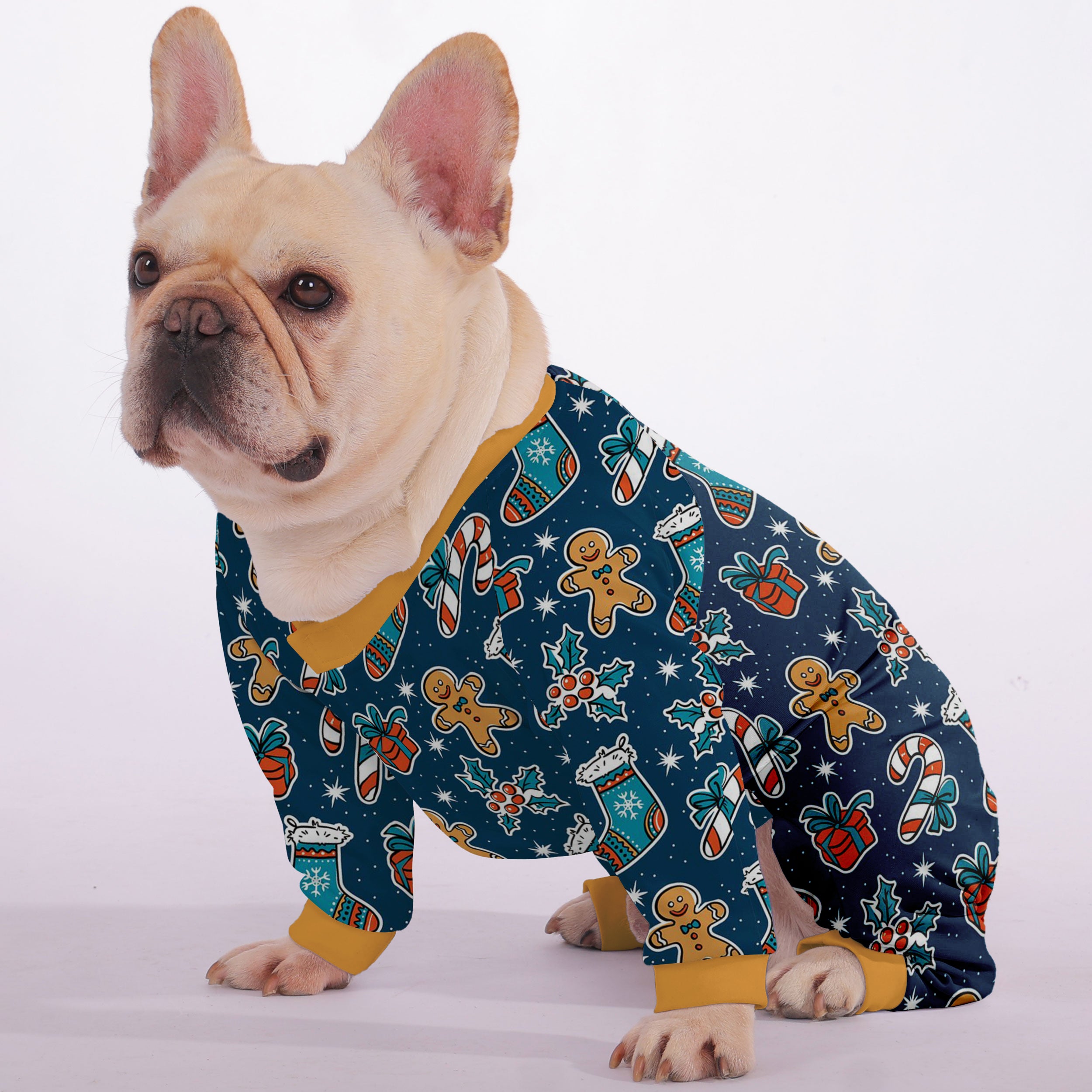 French Bulldog Christmas Frenchie Pajama Practical Pet Supply