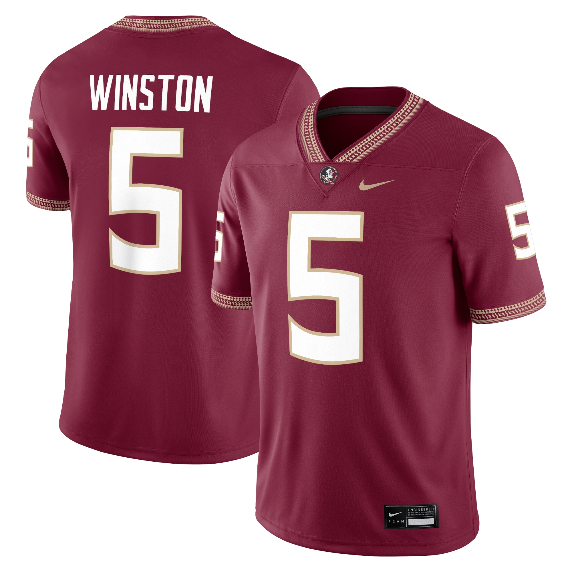 [NJP] Jameis Winston Florida State Seminoles Alumni Game Jersey - Garnet