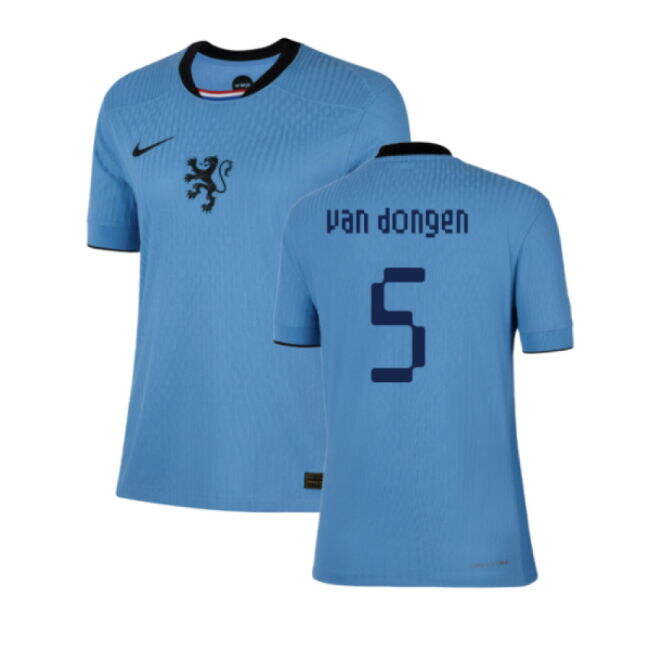 Wholesale 2025-2026 Netherlands Womens Team Away Shirt (Ladies) (Van Dongen 5) Online Store
