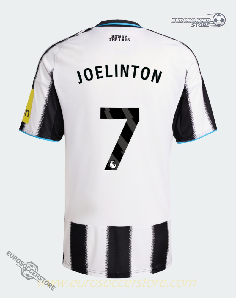 Newcastle United 25-26 Home Jersey with JOELINTON 7