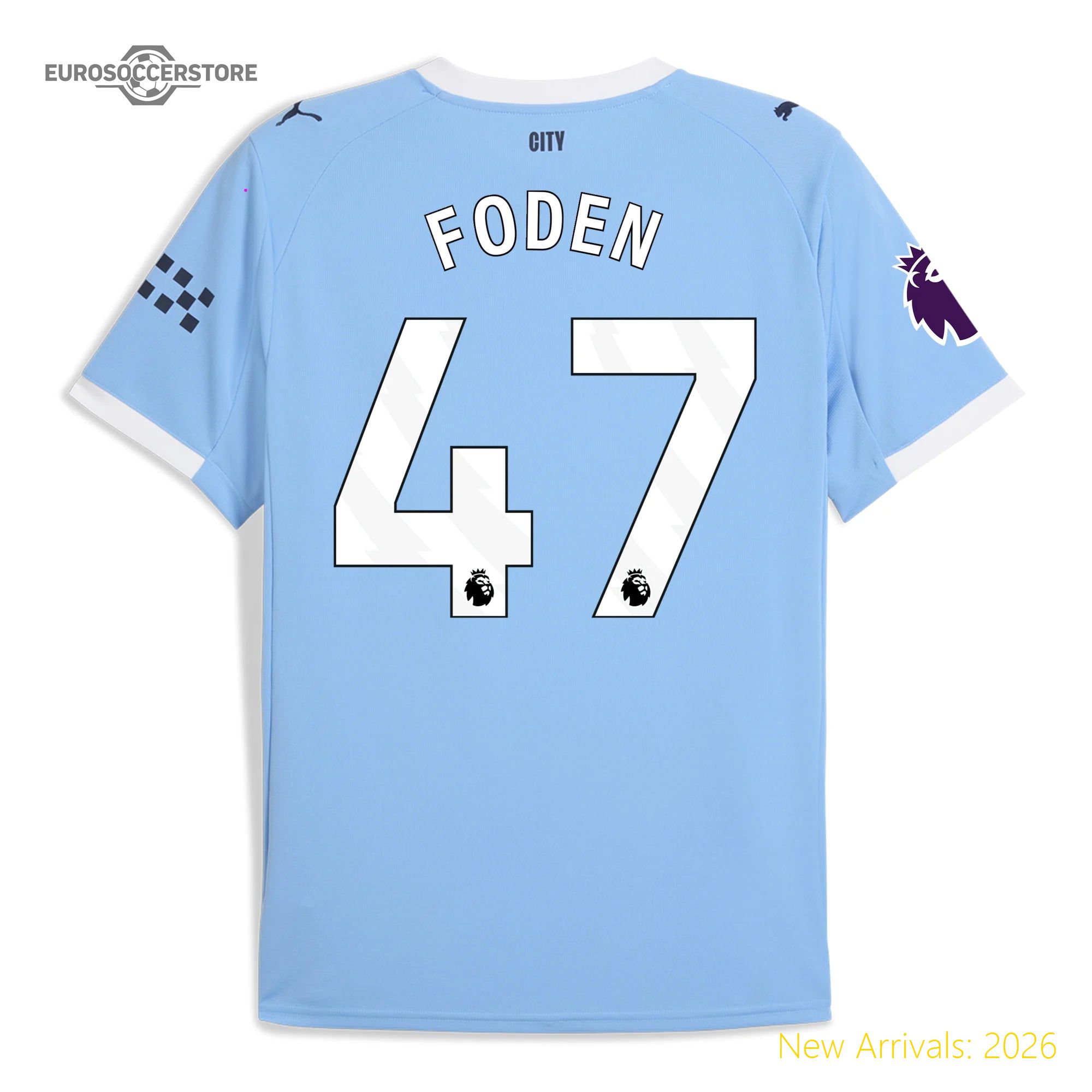 Fashionable Eye-catching Kids Mci Team Top-grade Home Jersey 2023