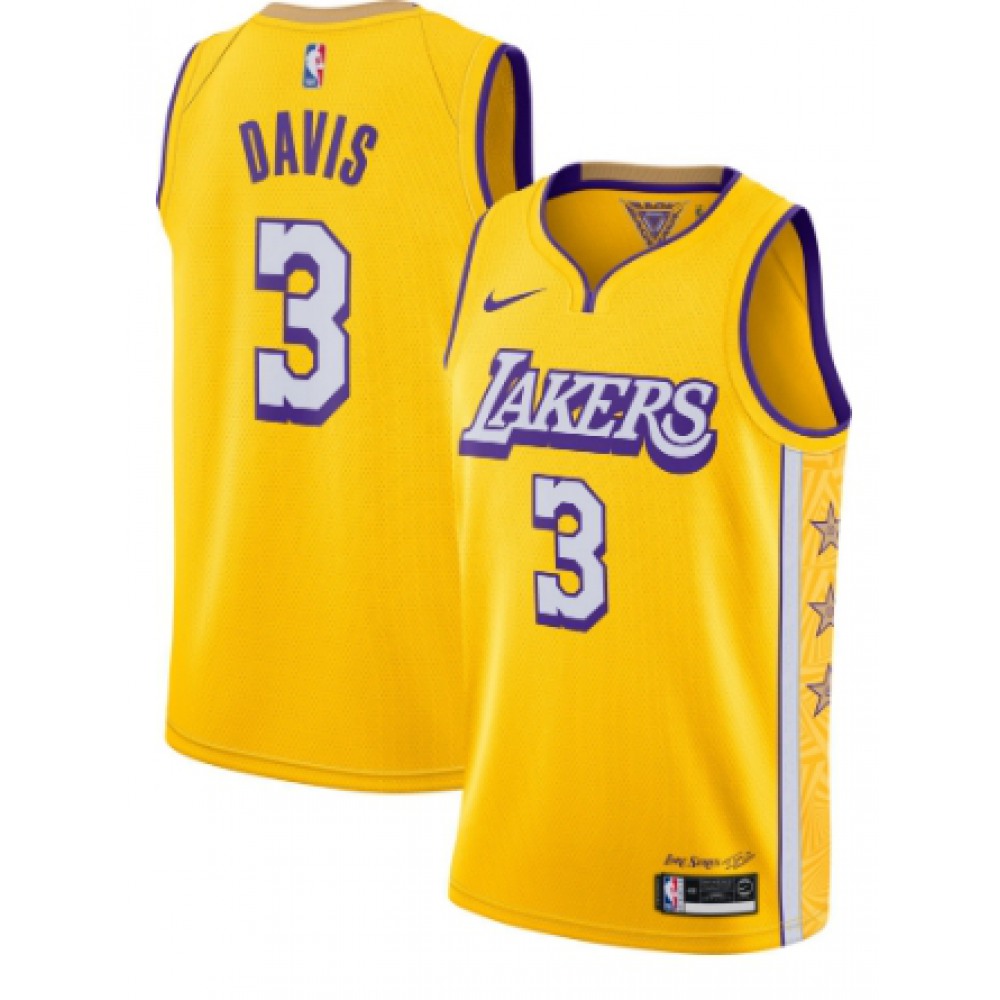 Elite Jersey Los Angeles Lakers 3 - Yellow City Edition - Fan Favorite