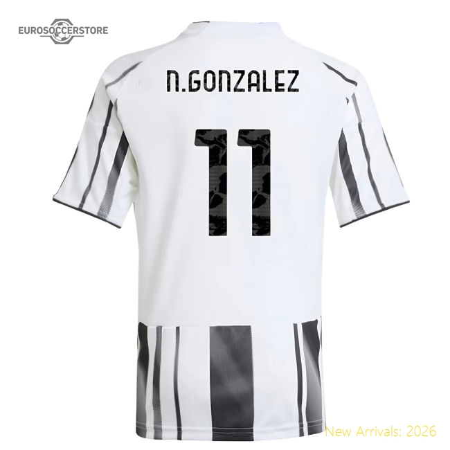 Juventus Children 2025 Home Jersey Shirt Football Fan For Football Game Day Supporter Collection