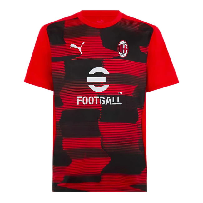 Official 2024-2025 Ac Milan Shirt With Vintage Design - Champions