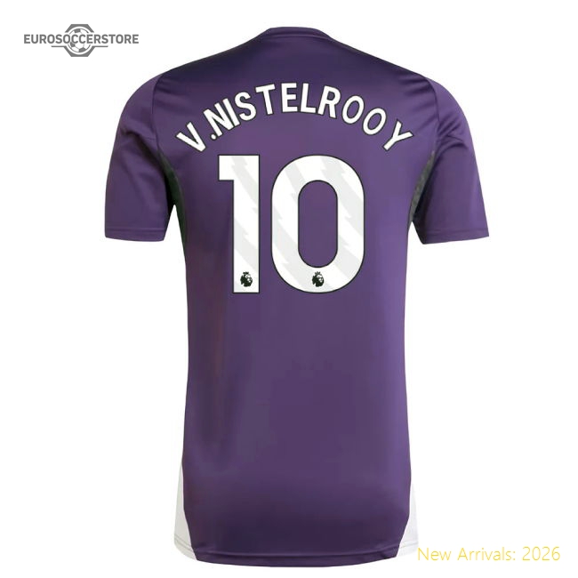 2025-2026 Man Utd Practice Shirt (aurora Plum) (vnistelrooy 10)