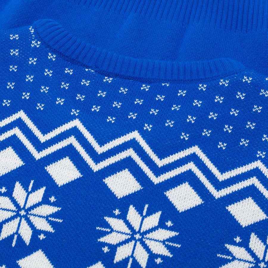 Odense Boldklub Christmas Jumper - Blue/White Kids