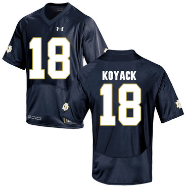 Men's ND Irish Game 2024 official Ben Koyack #18 high quality Jersey