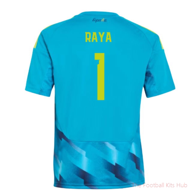 [JED] 2026/27 Spain Home Goalkeeper Shirt (Aqua) - Kids (Raya 1)