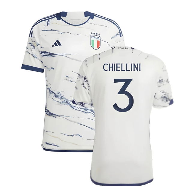 Match Worn Style Italy Away Professional Jersey 2023-2024