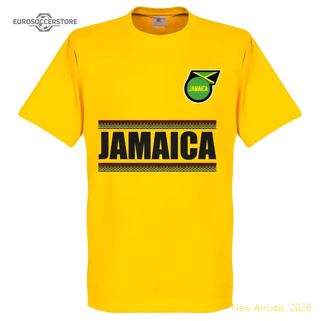 Jamaica Team T-Shirt - Yellow