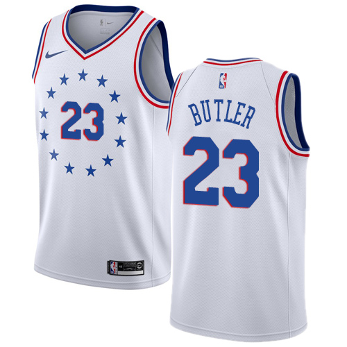 Nike 76ers White Jimmy Butler #23 Jersey - Affordable Premium Quality