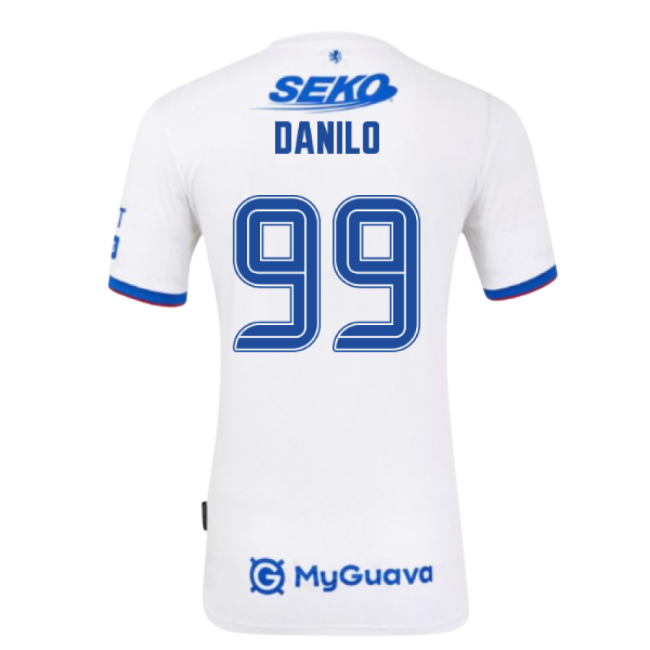Glasgow Rangers Danilo 9 #9 Retro Official Merchandise Fan Favor (v4)