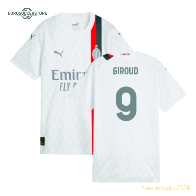 2023-2024 AC Milan Away Shirt (Ladies) (Giroud 9)