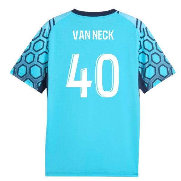 [DDJ] 2026-2027 Marseille Home Goalkeeper Shirt (Bright Aqua) (Van Neck 40)