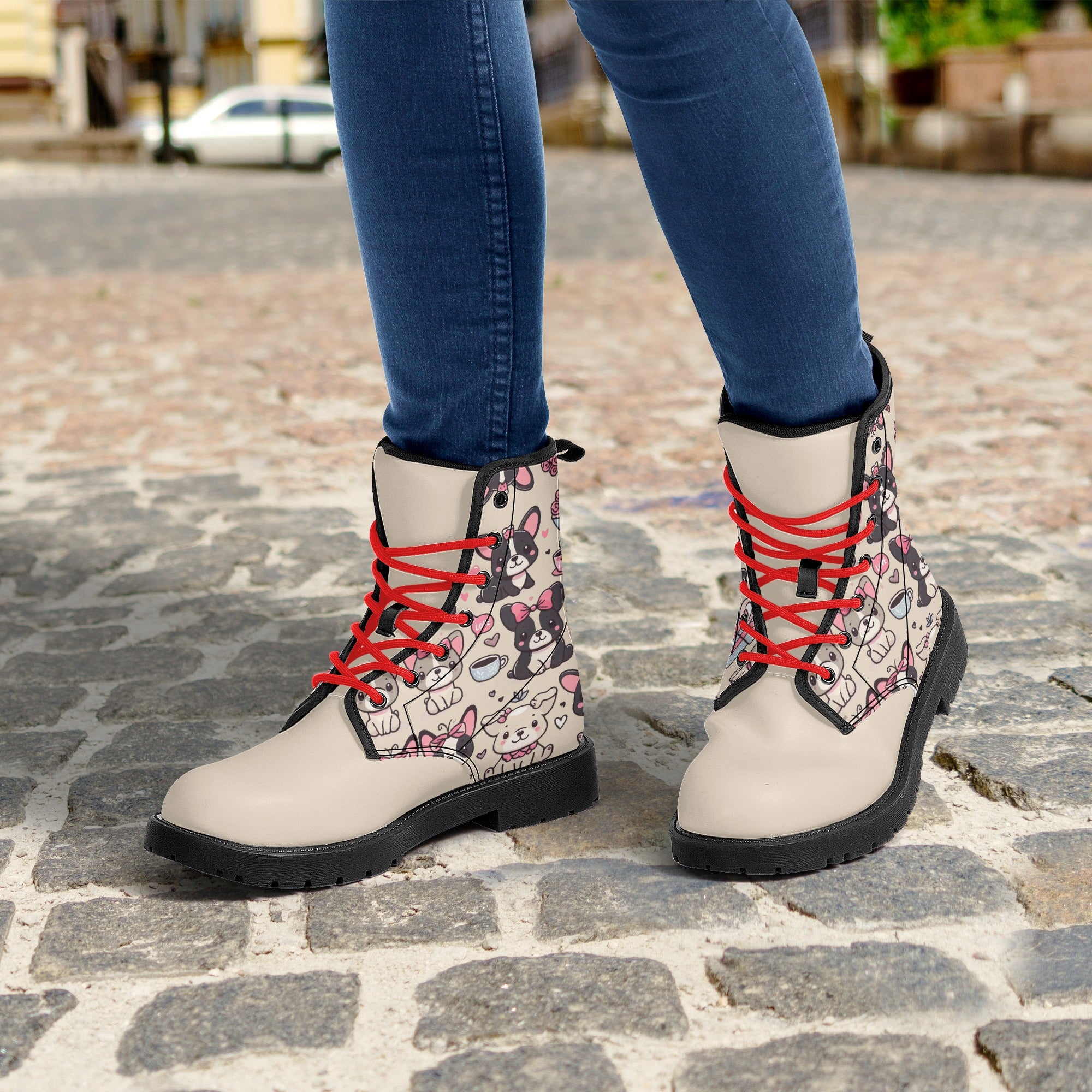 Hazel - Casual Leather Boots Pet Owner Apparel | Comfy Fit