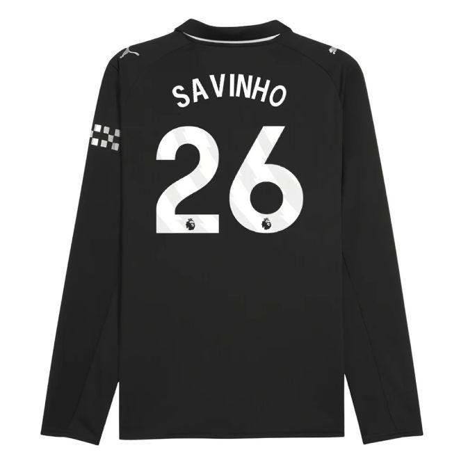 Breathable 2025-2026 Away Soccer Jersey Savinho 26 Adults Reasona#631