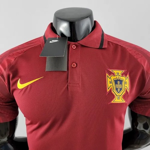 Premium 2022 Portugal Jersey Red With Vintage Design - European
