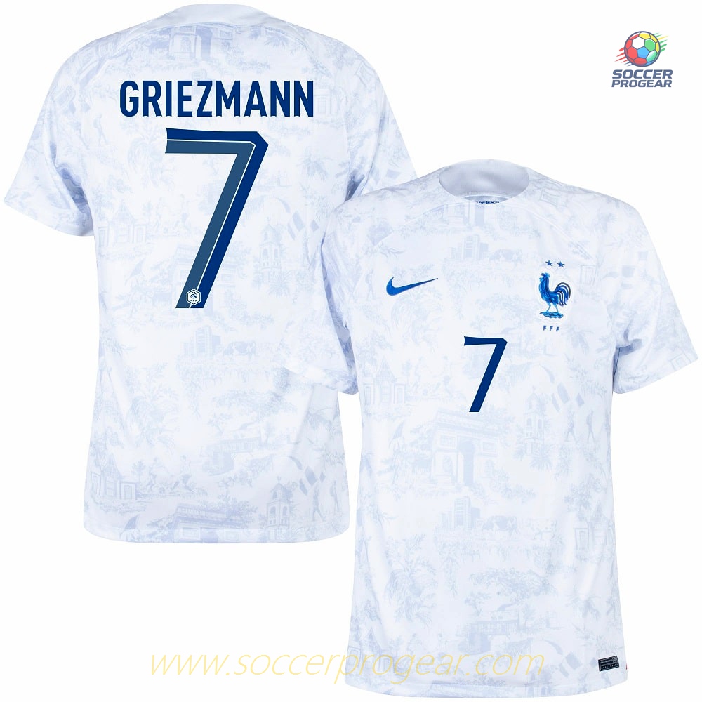 GRIEZMANN 2022 WORLD CUP AWAY FRENCH TEAM JERSEY