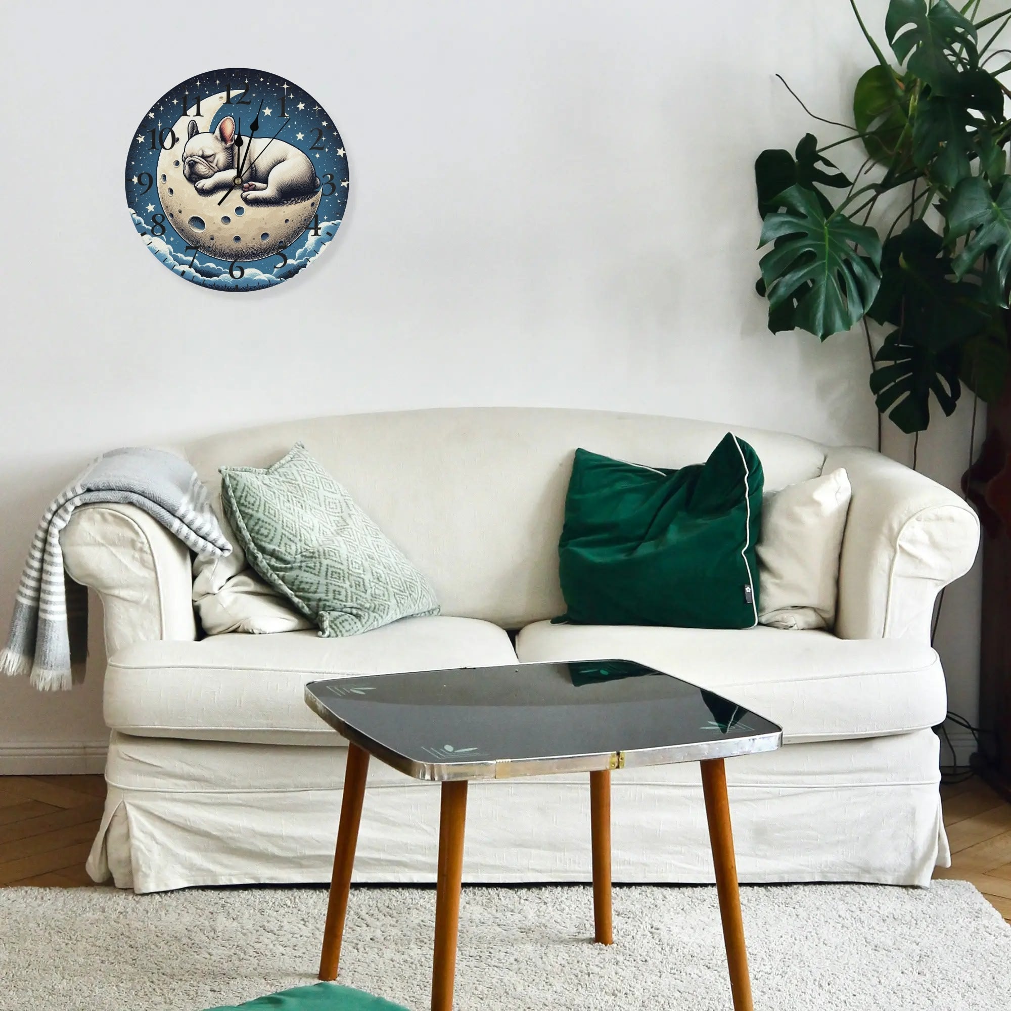 Cozy Culture-Inspired Lola - Frameless Wall Clock for Fashion Lovers