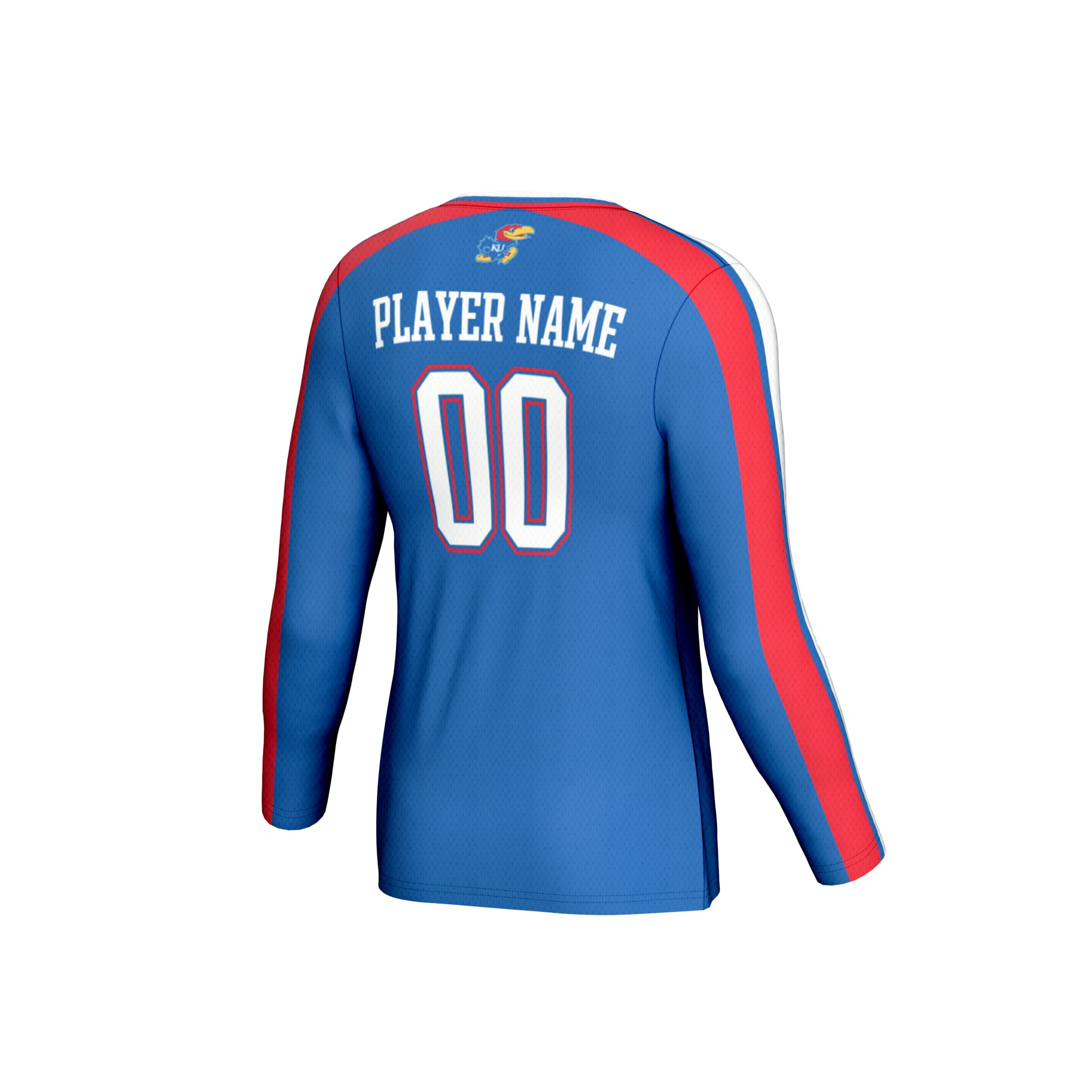 Kansas Jayhawks GameDay Greats Youth NIL Pick-A-Player Collegiate Women's Volleyball Lightweight Fashion Jersey - Royal
