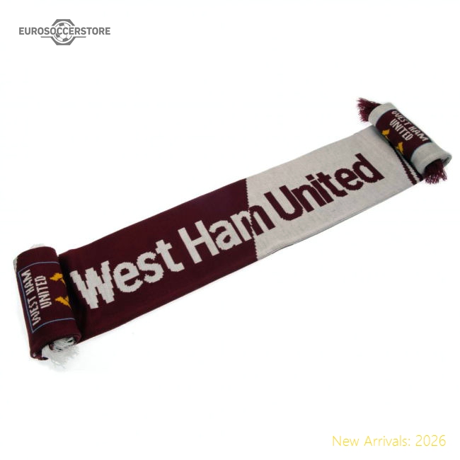 Exceptional West Ham United Fc Vertigo Scarf - Collectors Item