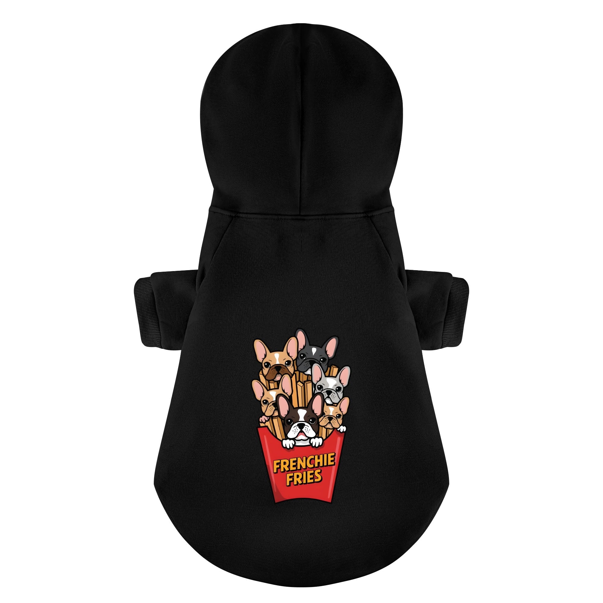 Trendy Frenchie Fries- Personalized French Bulldog Hoodies With Funny...