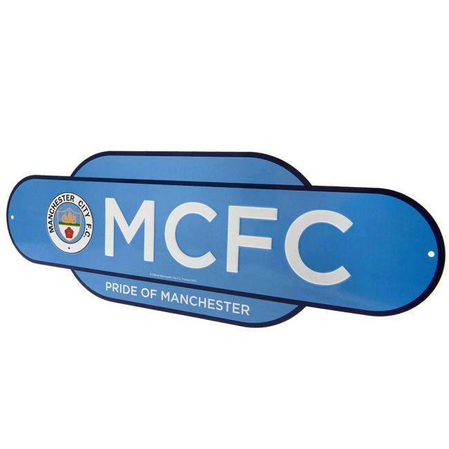 Women's Manchester City FC Colour Retro Sign