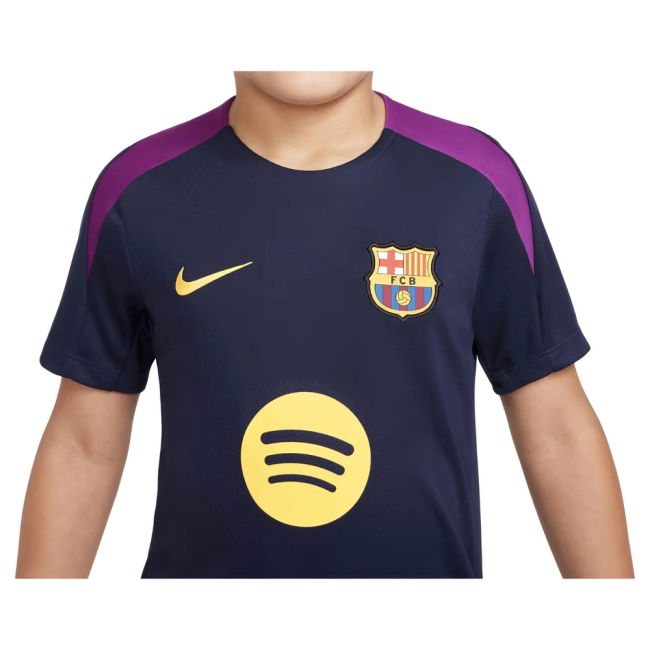 2025-2026 Barcelona Strike Training Shirt (Purple) - Kids