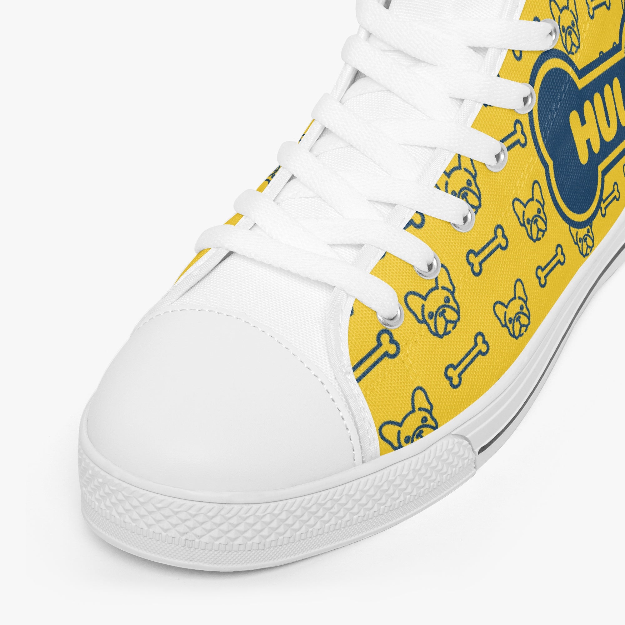 French Bulldog Lover Ferocious Personalized Classic High Top Canvas