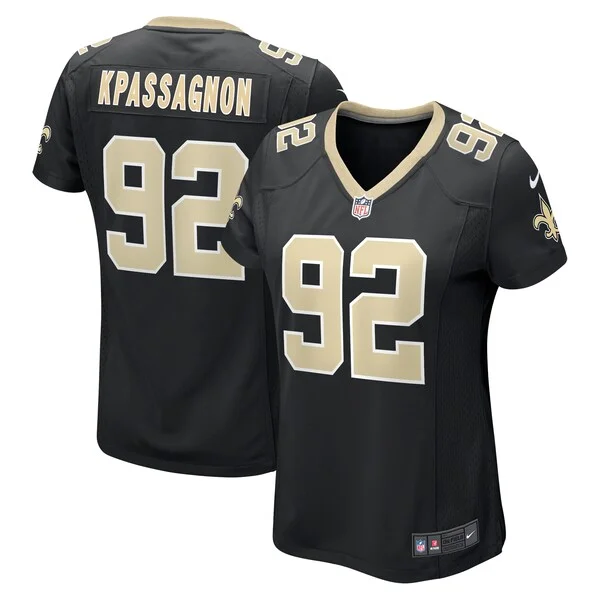 New Orleans Saints Game NFL Jersey - Black | Elite Football Apparel