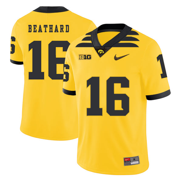 Men's None Yellow 2024 college football None #16 performance Jersey