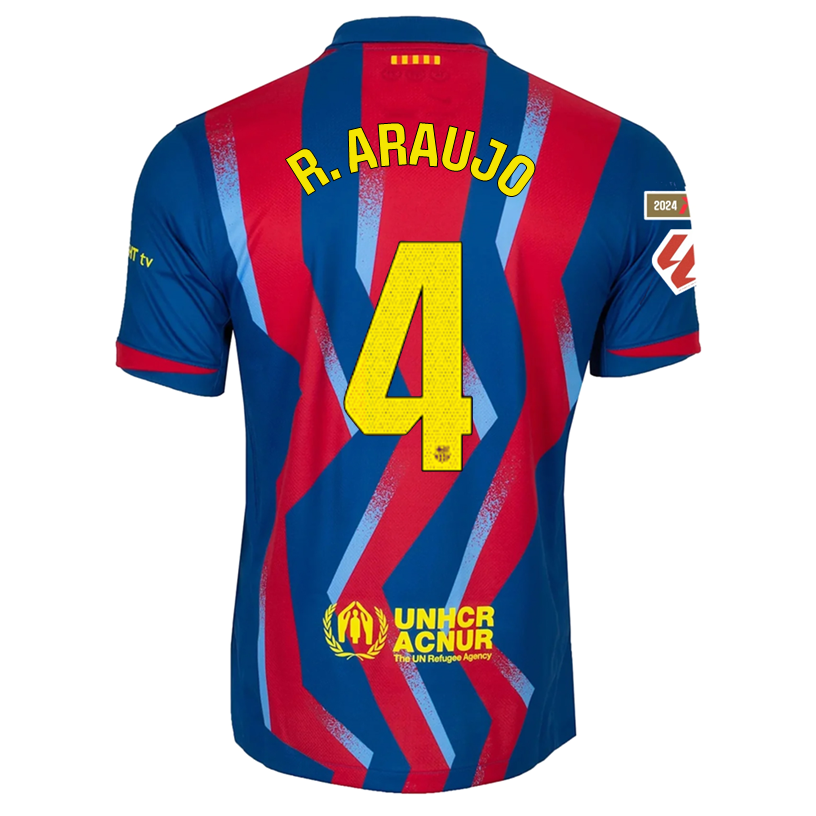 Barcelona Patches 2025-2026 La  Home Jersey – Authentic Shirt