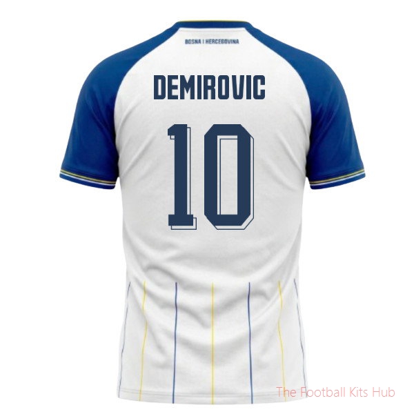 Bosnia And Herzegovina 2026-2027 Away Shirt (Demirovic 10)