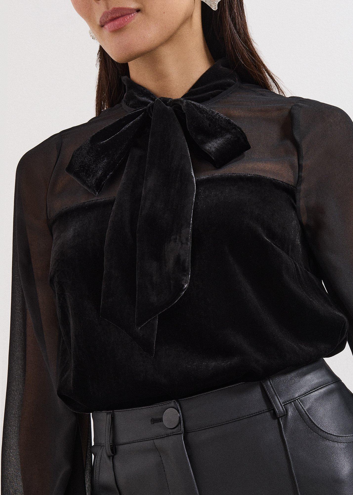 Raye Velvet Blouse