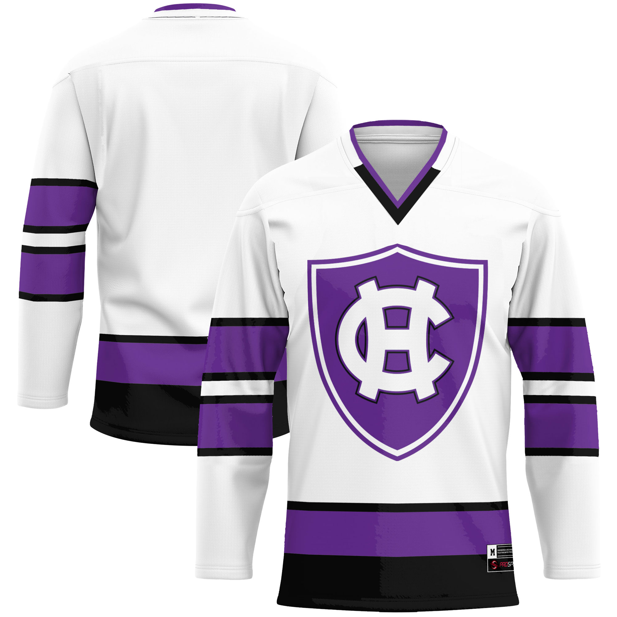 [NJP] Holy Cross Crusaders GameDay Greats Hockey Jersey - White