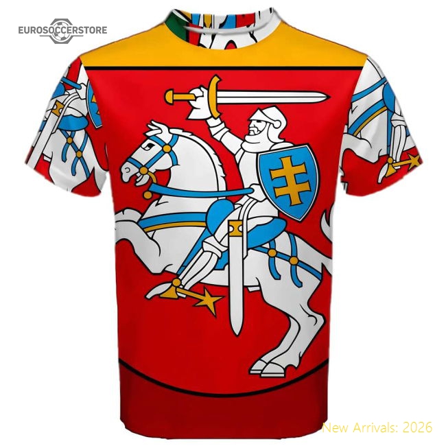 Lithuania Coat of Arms Sublimated Sports Jersey