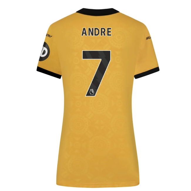 2025-2026 Wolves Home Shirt (Womens) (Andre 7) | Comfortable